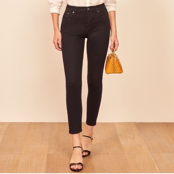 Reformation Serena High Skinny Crop Jeans - Picture 1 of 5